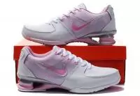 femmes nike shox promos rivalry rose blanc nike shox promos rival solde